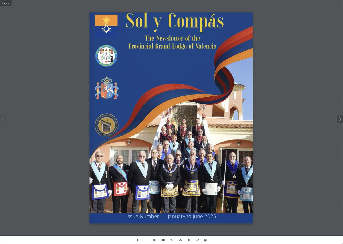 Ya está disponible la edición de junio del Boletín Provincial Sol y Compás, que se ha publicado y distribuido a través de los Secretarios de Logia de nuestra Provincia. Puede leerse desde el siguiente enlace. glpvalencia.com/wp-content/upl…