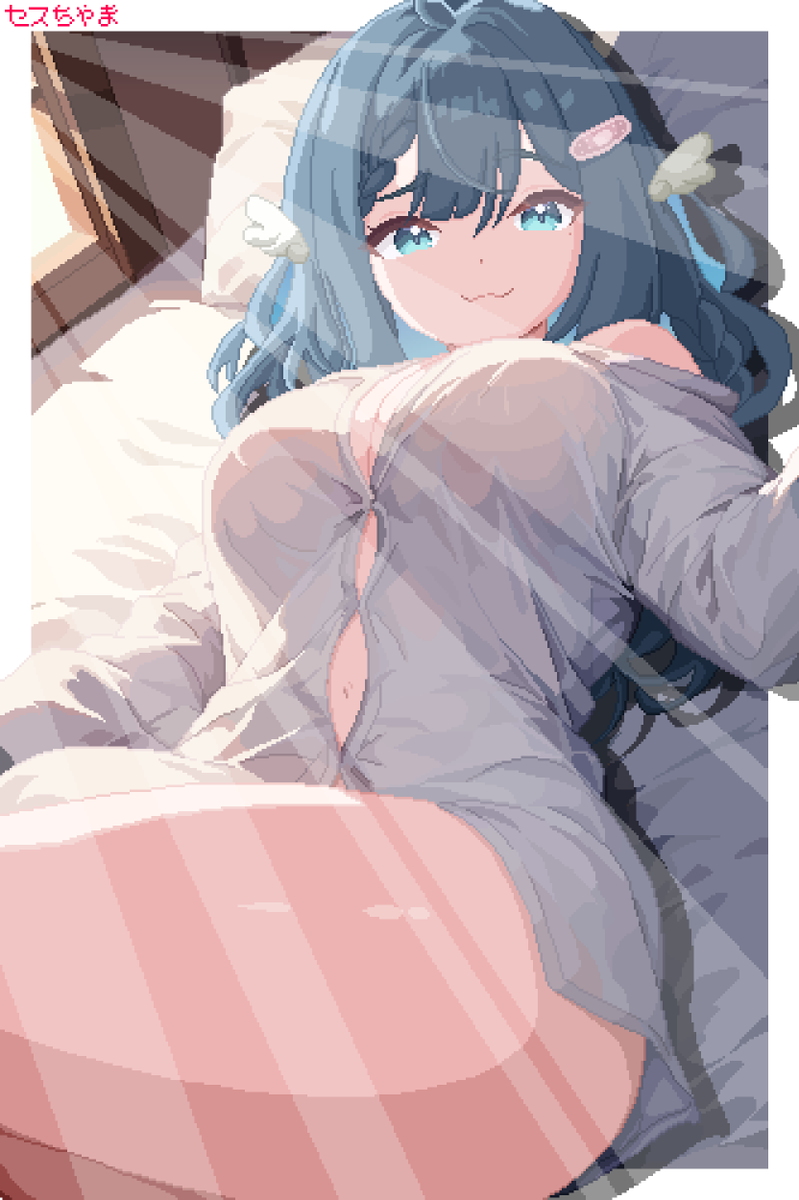 Nenecchi just woke up?

#寧々たん絵 #AmaneneArt #pixelart