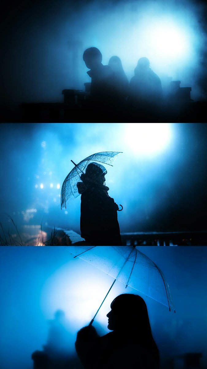 霧に包まれた街が映画の世界のように幻想的でした