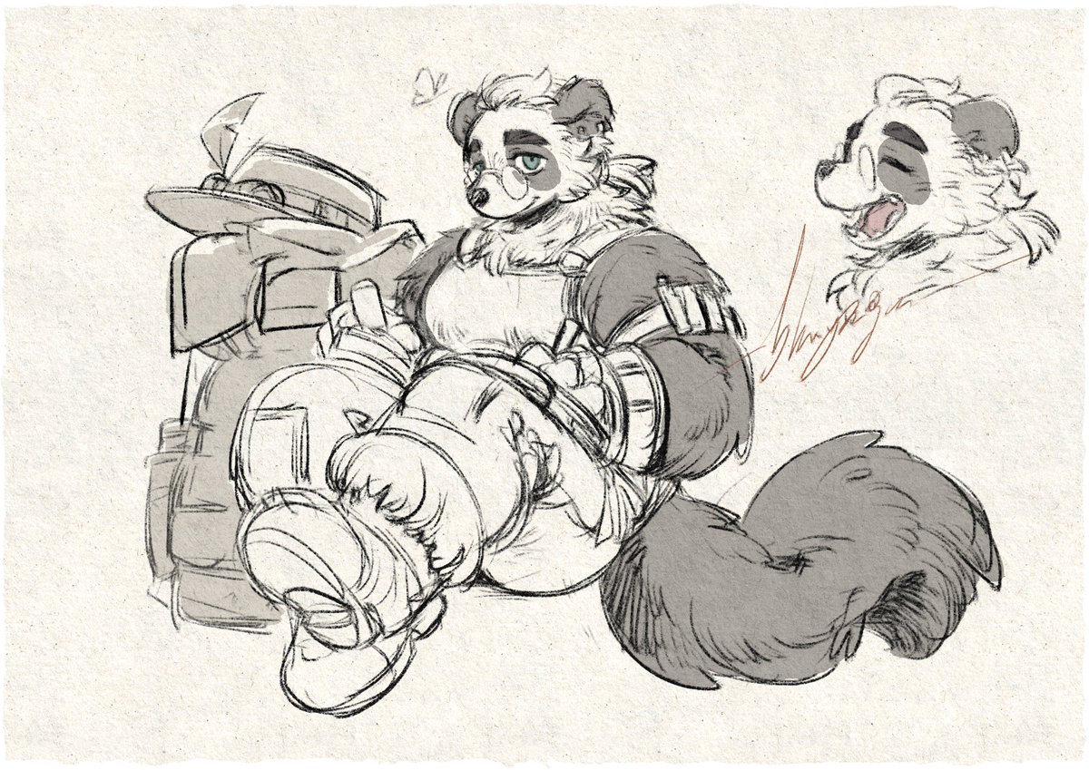 【SHAN-fight】山山

画了个我在SF世界观里面的自设

是个旅游画师，记录者

大家看到的SF世界中的信息都是由我记录完成的

人文，风貌，植物，动物，食物，多多少少都记录些

是女孩子！！！不是DADDY！！！

#ocartist #OC #draw #FURRY #furryart #orange #shanyunjun #furryarwork #SHANfight