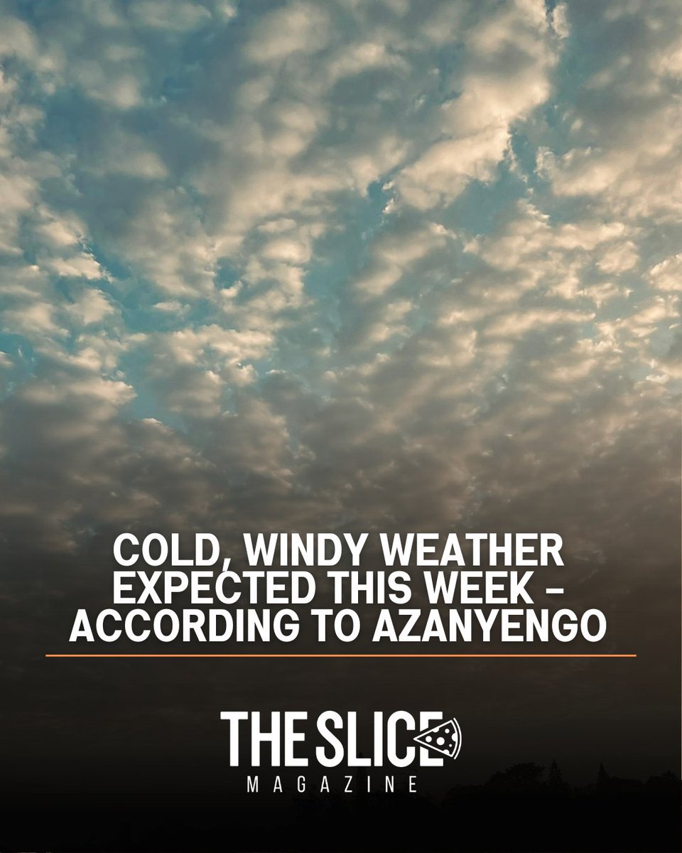 The Department of Climate Change &amp; Meteorological Services says to expect cloudy but relatively warm days and cool mornings this week. But starting Saturday, it gets colder.🥶⤵️

 slicemagazine.net/cold-windy-wea…