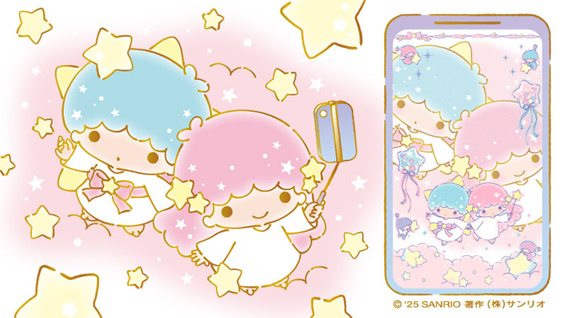 ARフォトフレームがもらえるキャンペーン中なの☆ ほら、キキも笑って☆ sanrio.lnky.jp/UNy4yZl