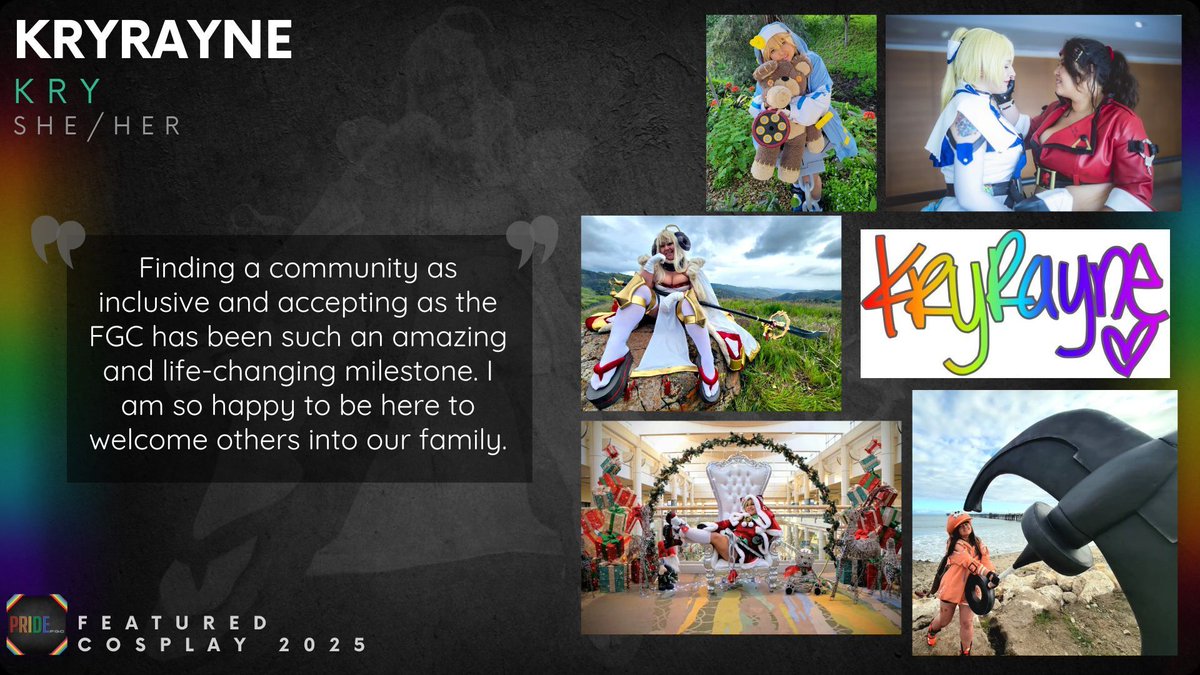 PRIDEfgc (@pridefgc) on Twitter photo The range that <a href="/kryrayne/">KryRayne 💕Anime Expo! 💕</a> shows in their cosplay's is inspiring to see. We truly think they are capable of putting together anything they put their mind to! PRIDEfgc is glad to have you!
#PRIDEfgc
🏳️🌈🏳️🌈🏳️🌈🏳️🌈🏳️🌈🏳️🌈🏳️🌈🏳️🌈 The range that <a href="/kryrayne/">KryRayne 💕Anime Expo! 💕</a> shows in their cosplay's is inspiring to see. We truly think they are capable of putting together anything they put their mind to! PRIDEfgc is glad to have you!
#PRIDEfgc
🏳️🌈🏳️🌈🏳️🌈🏳️🌈🏳️🌈🏳️🌈🏳️🌈🏳️🌈