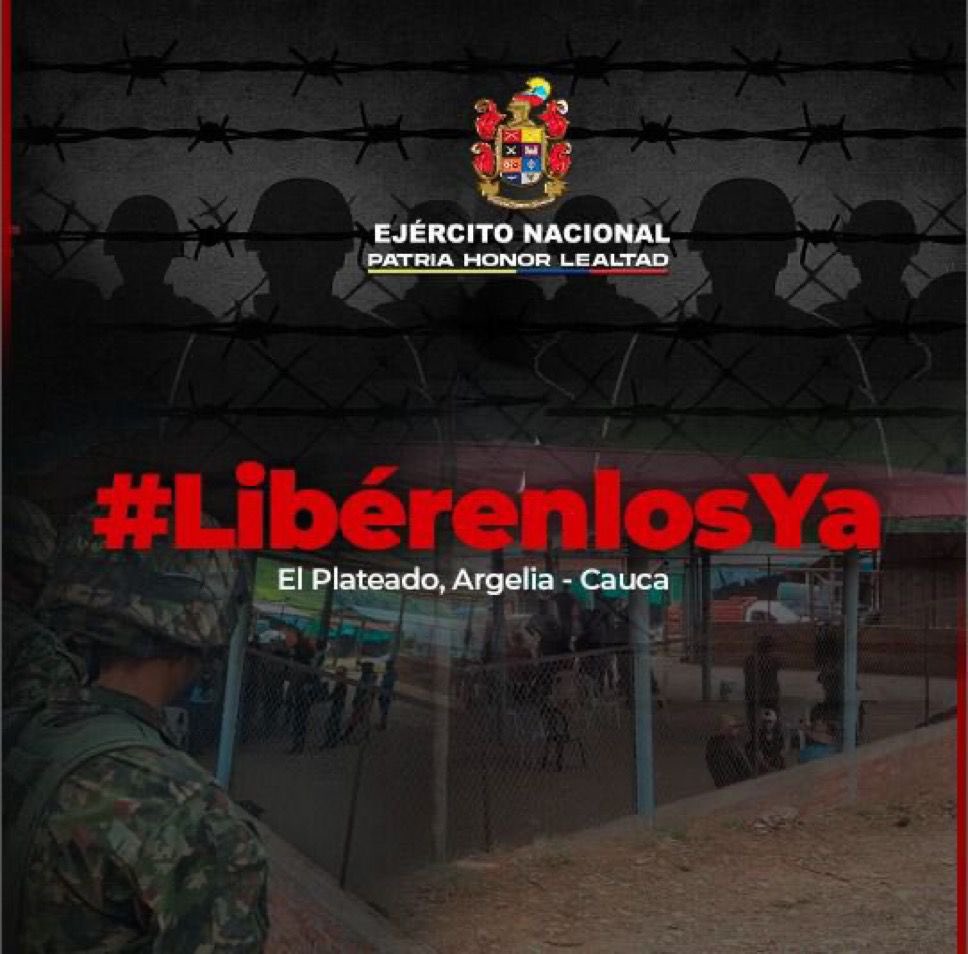 #LibérenlosYa Estamos con nuestros héroes. 🇨🇴