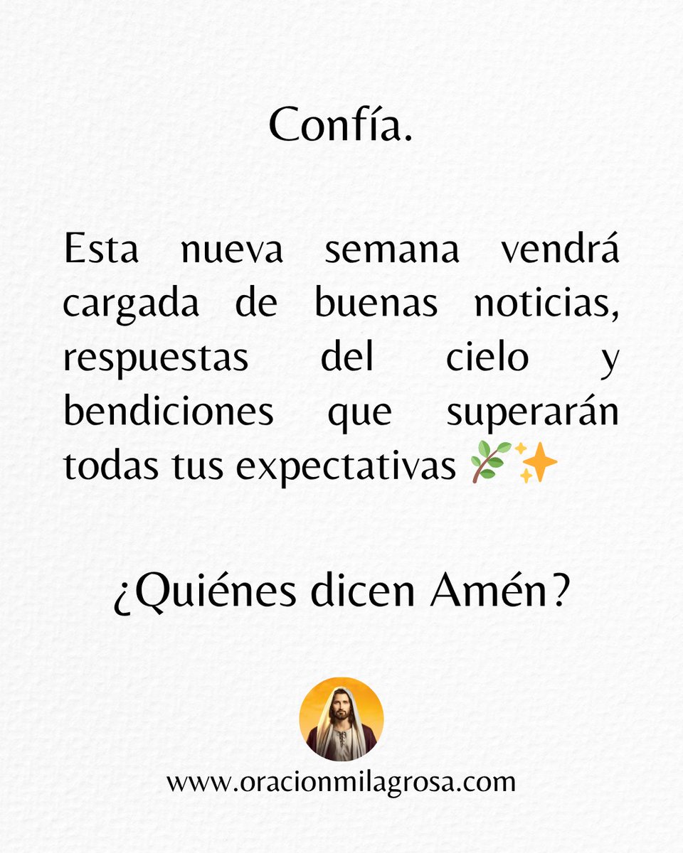 Oración Milagrosa tweet media