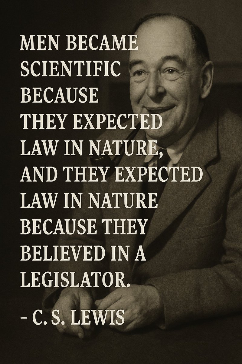 darwintojesus's tweet photo. This is why atheism completely undermines science. https://t.co/QKdNfrO5sg