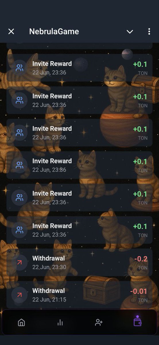 DngHong20598381's tweet image. The new game is still working fine, please try it out and give me a ref: t.me/NebrulaGame_Bo…
- The game can be upgraded to a higher level to earn more things.
- The withdrawal is not fast
#earnton #earncoin #ton #gamefi #NFTs