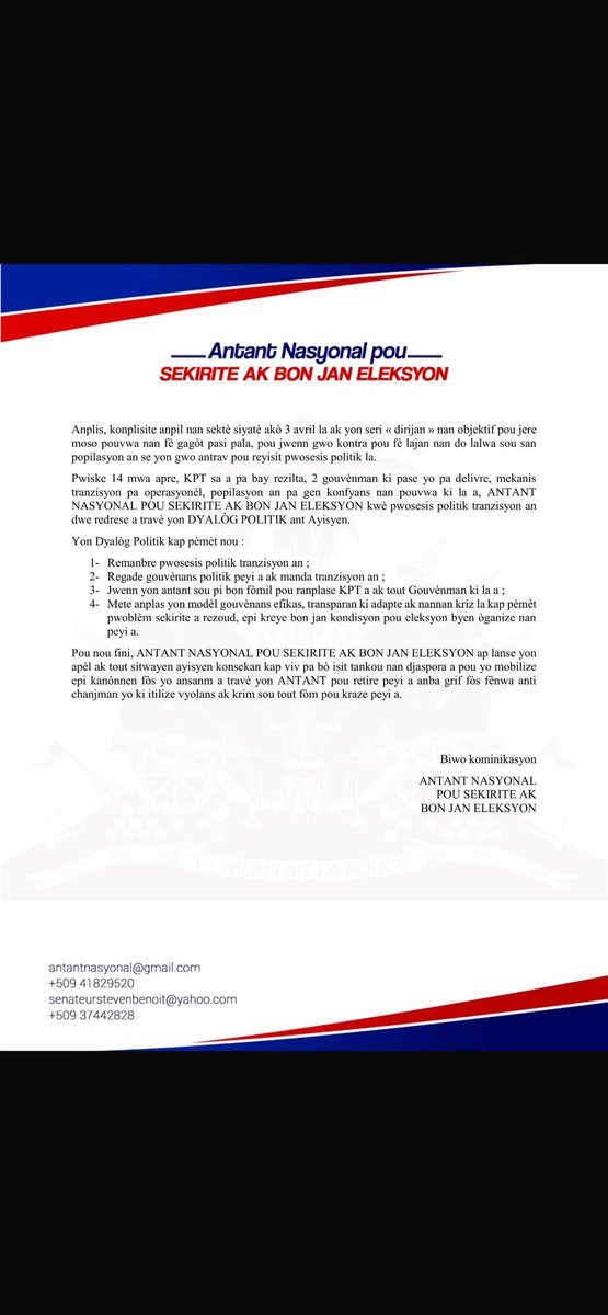 Sénateur Steven Benoit tweet media