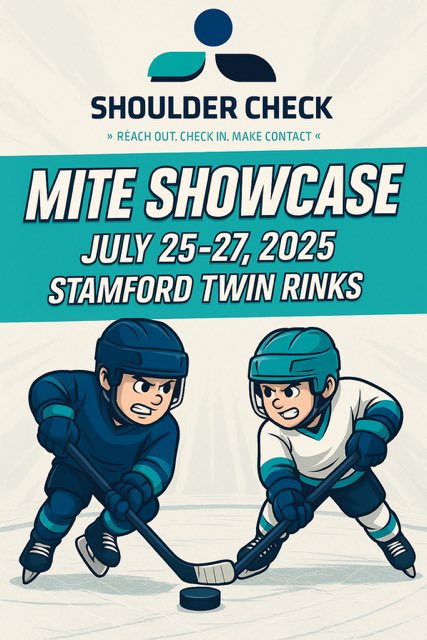 MFYHAHockey's tweet photo. Join us for the Shoulder Check Mite Showcase โ a weekend of fun, competition, and connection on and off the ice! Special appearance by Trevor Zegras and other NHL #ShoulderCheck players
๐
July 25โ27, 2025
๐ Stamford Twin Rinks
๐ https://t.co/OfzasgtLnM https://t.co/Qj073igdDE