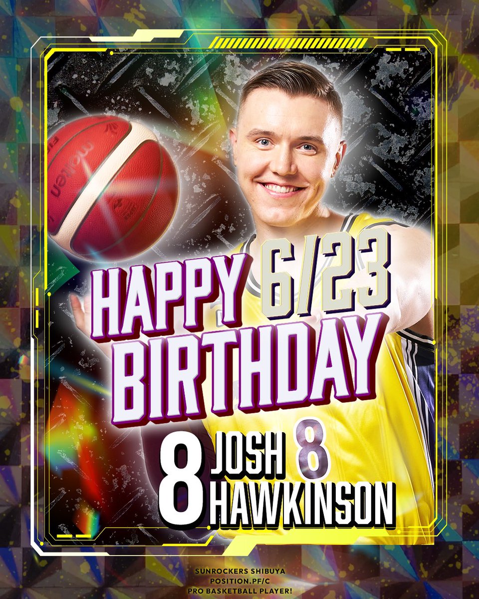 🎂 HAPPY BIRTHDAY 🎂 「ジョシュ・ホーキンソン」 本日 6月23日は