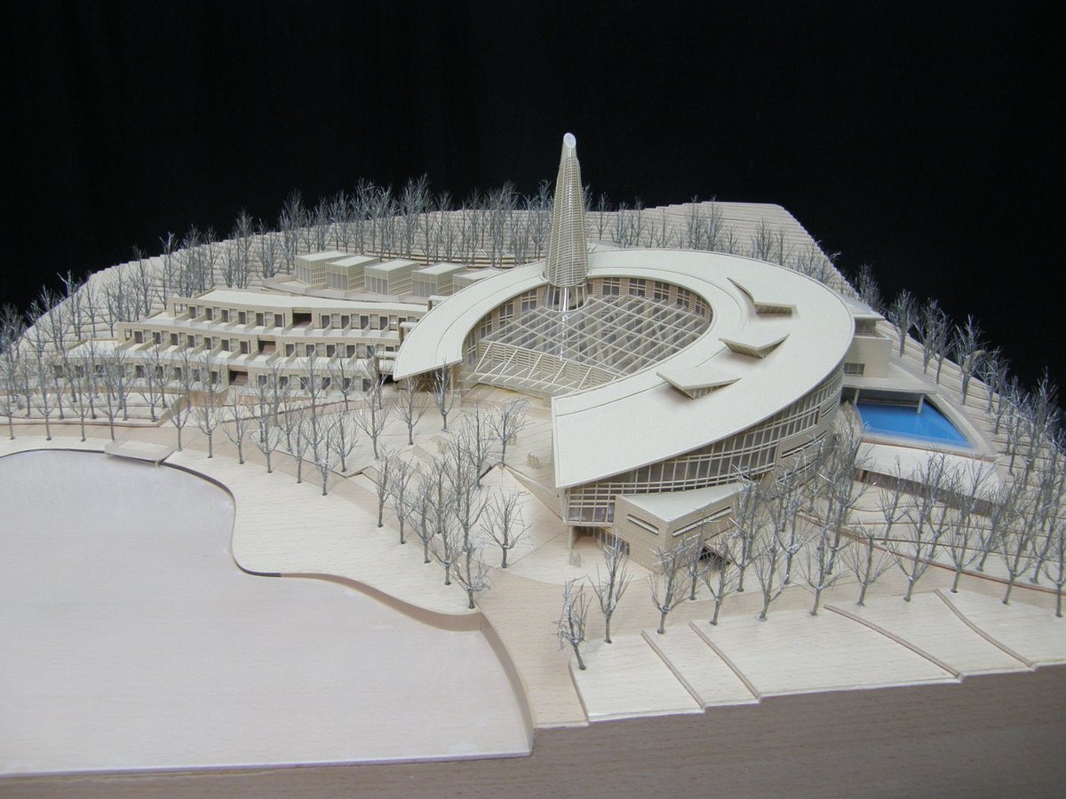 HaruLHAMODEL's tweet image. If you  do not need vegetation, swimming pools, paths, pedestrians, furniture and other details to display your architectural project, you can choose to display it in the form of pictures.#scalemodels #architecturalmodel #retailmodel #architecturemodelmaking #modeler