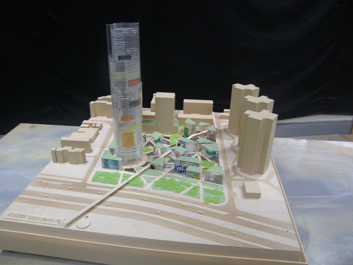 HaruLHAMODEL's tweet image. If you  do not need vegetation, swimming pools, paths, pedestrians, furniture and other details to display your architectural project, you can choose to display it in the form of pictures.#scalemodels #architecturalmodel #retailmodel #architecturemodelmaking #modeler