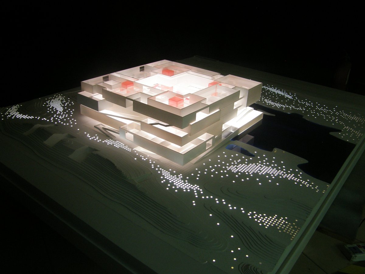 HaruLHAMODEL's tweet image. If you  do not need vegetation, swimming pools, paths, pedestrians, furniture and other details to display your architectural project, you can choose to display it in the form of pictures.#scalemodels #architecturalmodel #retailmodel #architecturemodelmaking #modeler