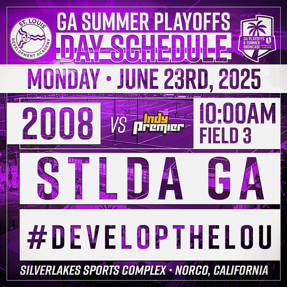 StLouisDAsoccer (@stldasoccer) on Twitter photo The 2008s wrap up group play Monday morning vs Indy Premier.
One more shot to leave our mark 💥
#DevelopTheLou | #StLouisDA
<a href="/TheSoccerWire/">SoccerWire</a> <a href="/TopDrawerSoccer/">TopDrawerSoccer</a> <a href="/SoccerDadPod/">THE Soccer Dad-Pod 🎙️⚽️🎧</a> <a href="/GAcademyLeague/">Girls Academy</a> The 2008s wrap up group play Monday morning vs Indy Premier.
One more shot to leave our mark 💥
#DevelopTheLou | #StLouisDA
<a href="/TheSoccerWire/">SoccerWire</a> <a href="/TopDrawerSoccer/">TopDrawerSoccer</a> <a href="/SoccerDadPod/">THE Soccer Dad-Pod 🎙️⚽️🎧</a> <a href="/GAcademyLeague/">Girls Academy</a>