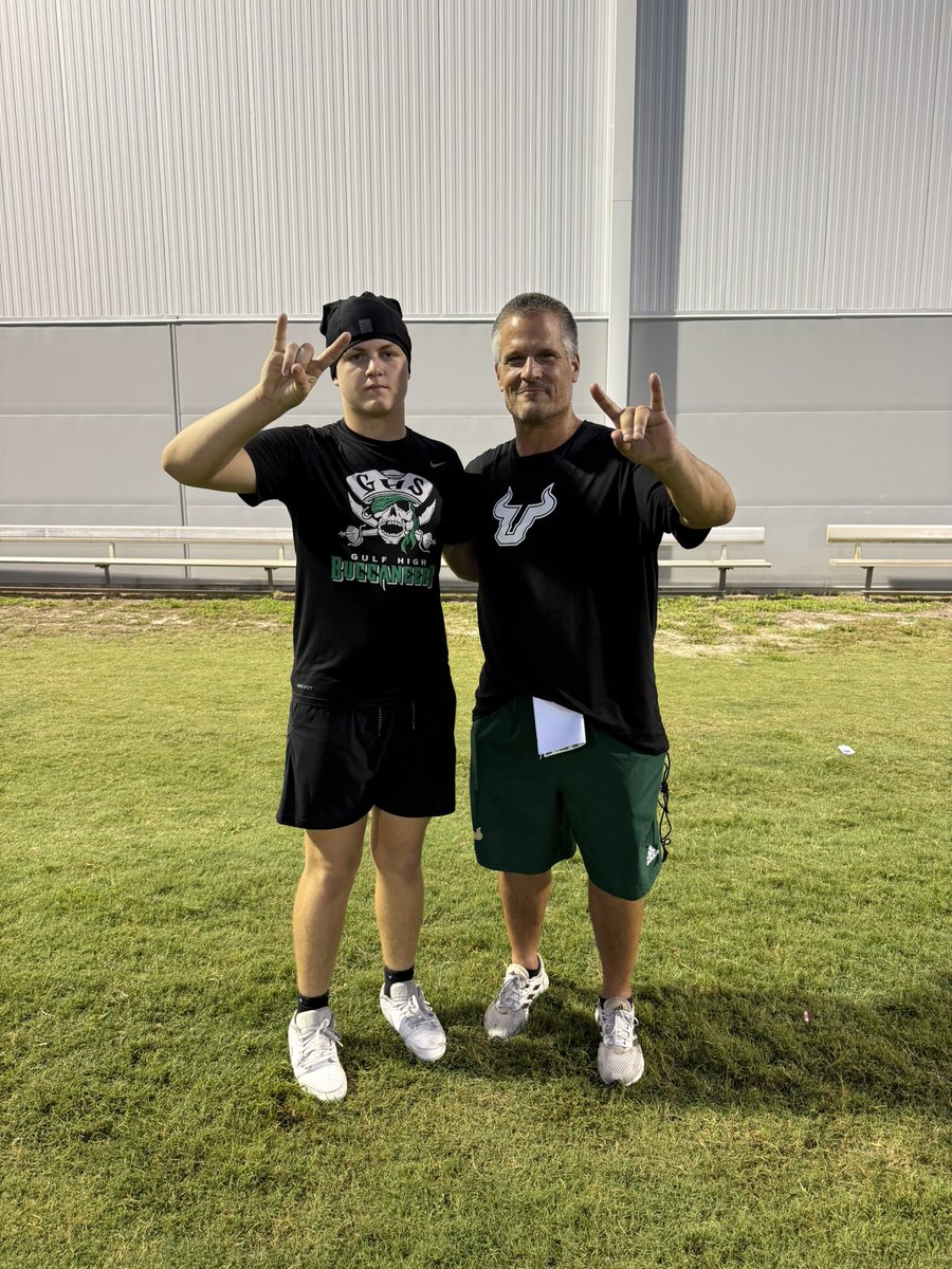 Brodey Hill (@brodeyhill2027) on Twitter photo Had a great time competing at the <a href="/USFFootball/">USF Football</a> Camp today! Grateful for the opportunity to learn, work, and showcase what I can do. #GoBulls #USFFootball #GrindSeason <a href="/ToddOrlandoUSF/">Coach Todd Orlando</a> <a href="/CoachGolesh/">Alex Golesh</a> <a href="/GHSbucsfootball/">Gulf High Football</a> <a href="/CoachBones27/">Coach Bones</a> <a href="/PascoCountyFB/">PascoCountyFB</a> <a href="/SeanEperjesi/">Sean Eperjesi</a> Had a great time competing at the <a href="/USFFootball/">USF Football</a> Camp today! Grateful for the opportunity to learn, work, and showcase what I can do. #GoBulls #USFFootball #GrindSeason <a href="/ToddOrlandoUSF/">Coach Todd Orlando</a> <a href="/CoachGolesh/">Alex Golesh</a> <a href="/GHSbucsfootball/">Gulf High Football</a> <a href="/CoachBones27/">Coach Bones</a> <a href="/PascoCountyFB/">PascoCountyFB</a> <a href="/SeanEperjesi/">Sean Eperjesi</a>