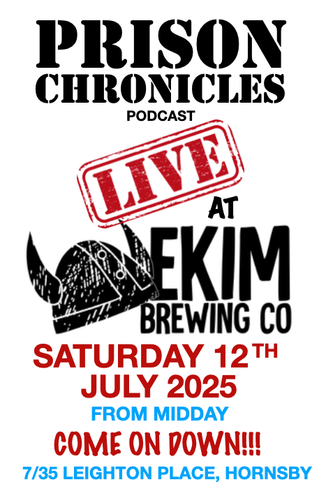 Prison Chronicles Podcast (@prisonchronicle) on Twitter photo Prison Chronicles will be recording a LIVE podcast at <a href="/EkimBrewingCo/">Ekim Brewing Co</a>
Come on down for a great day of beers and stories. Long Bay Lager on tap, merch giveaways, food truck - just a cracking day at a brewery! What more could you want?!?!?!?! Prison Chronicles will be recording a LIVE podcast at <a href="/EkimBrewingCo/">Ekim Brewing Co</a>
Come on down for a great day of beers and stories. Long Bay Lager on tap, merch giveaways, food truck - just a cracking day at a brewery! What more could you want?!?!?!?!