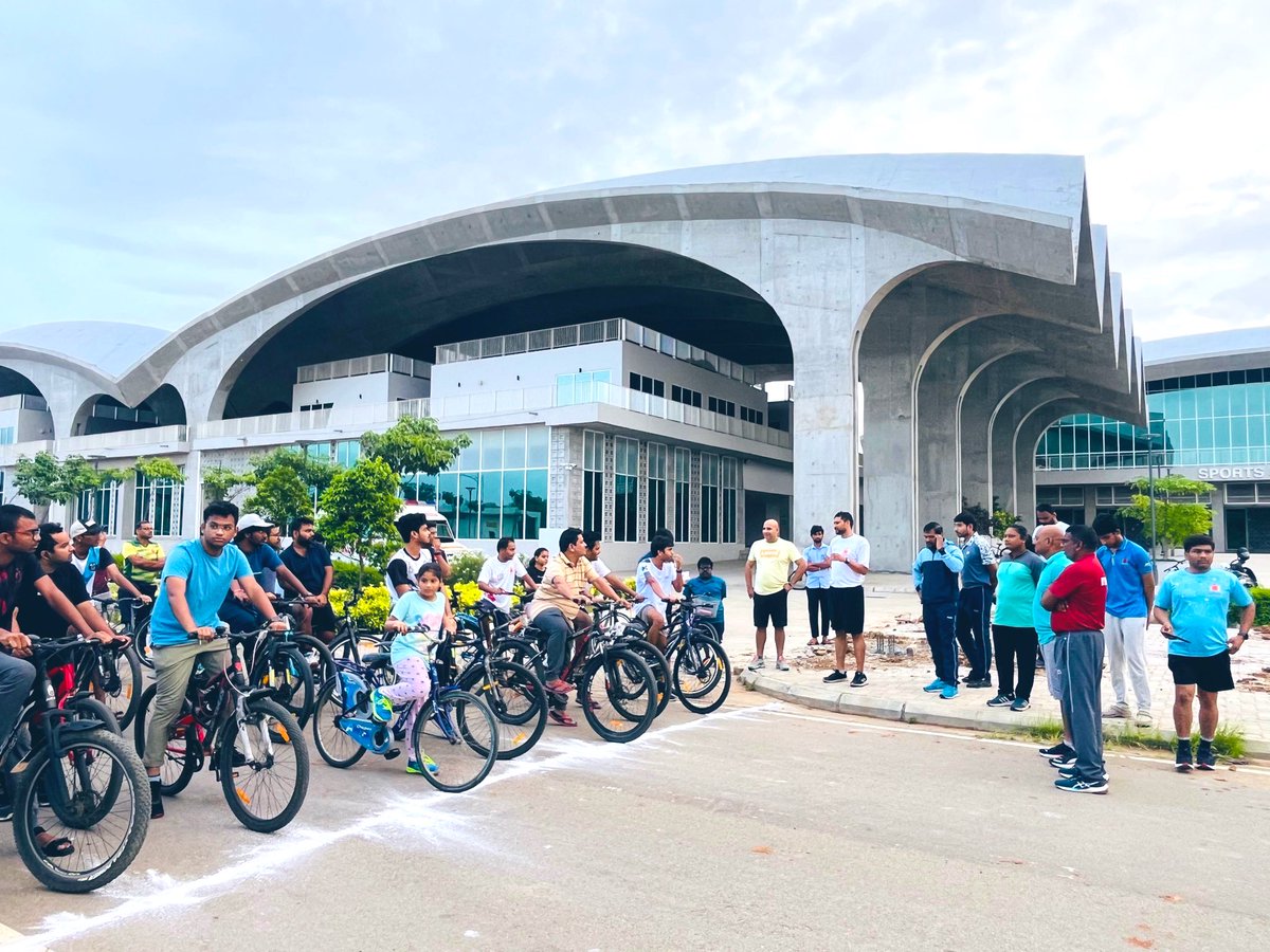 Himanshu Joshi (@joshiphy) on Twitter photo Happy #Olympics day
#fitIndia
Bicycle rally was organised by sports department of <a href="/IITHyderabad/">IIT Hyderabad</a> <a href="/EduMinOfIndia/">Ministry of Education</a> Happy #Olympics day
#fitIndia
Bicycle rally was organised by sports department of <a href="/IITHyderabad/">IIT Hyderabad</a> <a href="/EduMinOfIndia/">Ministry of Education</a>