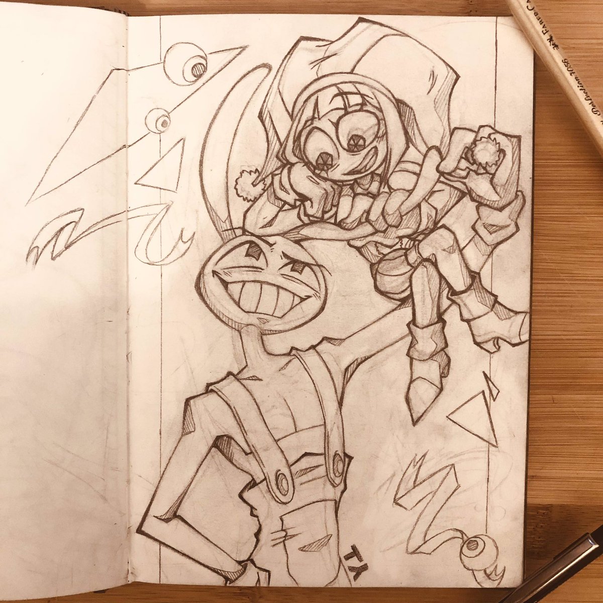 The new Episode of #TheAmazingDigitalCircus was great I throughly enjoyed it! Made me wanna scribble something 👏

#Jax #Pomni