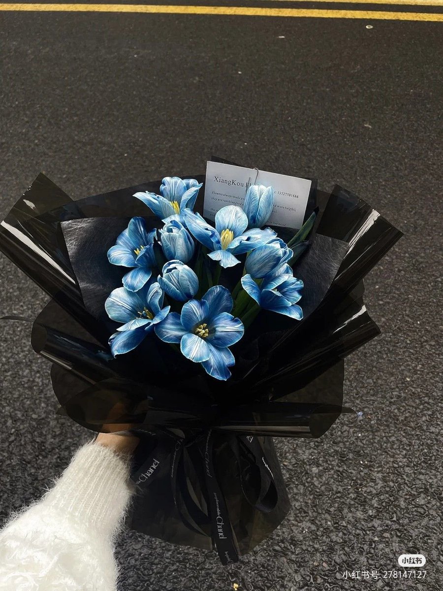 i3Moment's tweet photo. Blue Tulip bouquets https://t.co/3oqt9p1IBI