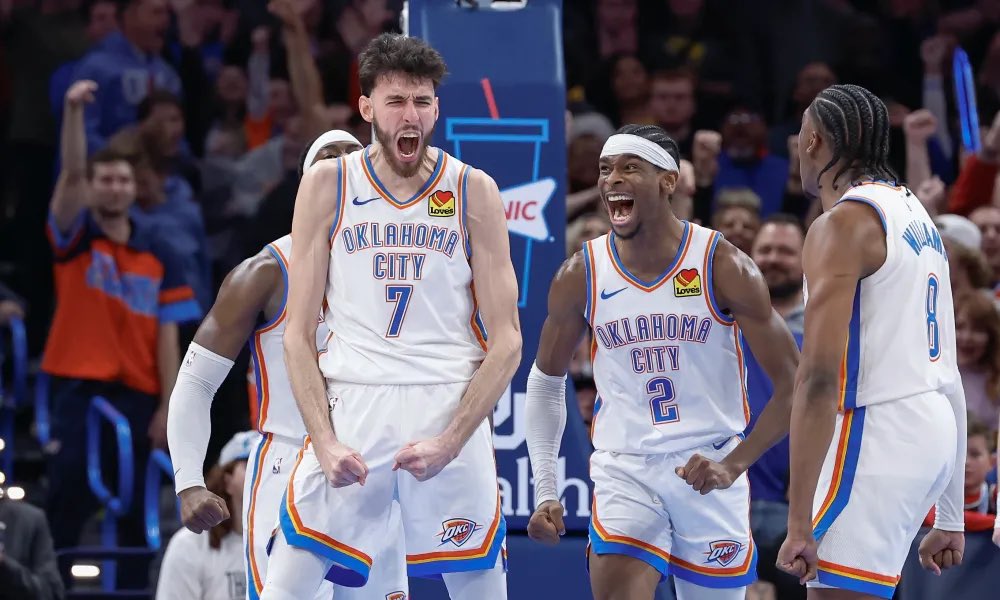 THE OKLAHOMA CITY THUNDER ARE NBA CHAMPIONS FOR THE FIRST TIME EVER.

HOW WE FEELING?!?
