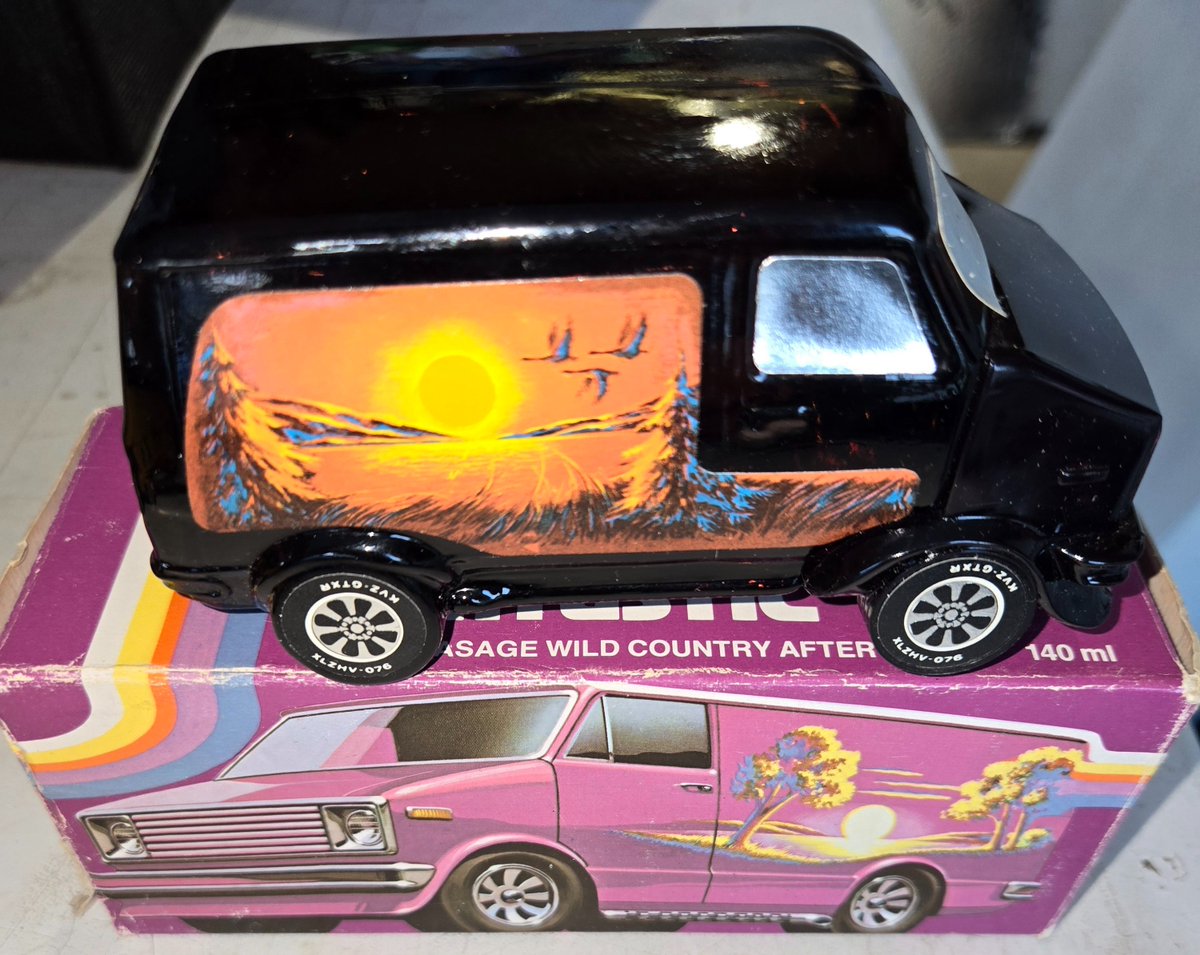 The ONLY 1970's bottles of AVON cologne or perfume that have any value out of the dozens that were released are the CUSTOM BOOGIE VAN seen here and the yellow/orange plastic skateboard bottle.
<a href="/chinga_la/">La Chinga</a> <a href="/motorhead711/">MotorHead711 #SCM ☆El Campeon ☆ 👑 🇺🇸</a> 
<a href="/daveyboy604/">Dime Store Greaser</a> <a href="/dannielle1212/">*•mcalien 🍇</a> 
<a href="/nostalgiapix25/">Barbara’s Nostalgia</a> <a href="/CaptainOctober/">Captain October</a>