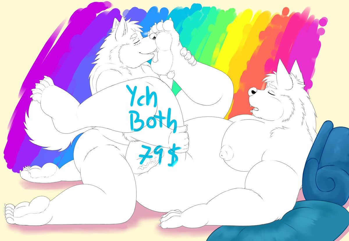 YCH Amicus Bottom⬇️🐺 53$ (1000 MXN)

YCH Amicus Top ⬆️🐺 53$ (1000 MXN)

YCH Both Characters ⬆️⬇️🐺79$ (1500)

Text me on my Telegram "Growly6" or in the comments 
if you want my fursona for as top or bottom ask me :3
