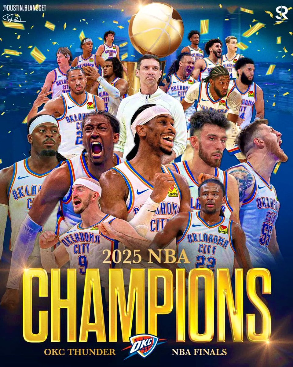 THUNDER ARE NBA CHAMPS