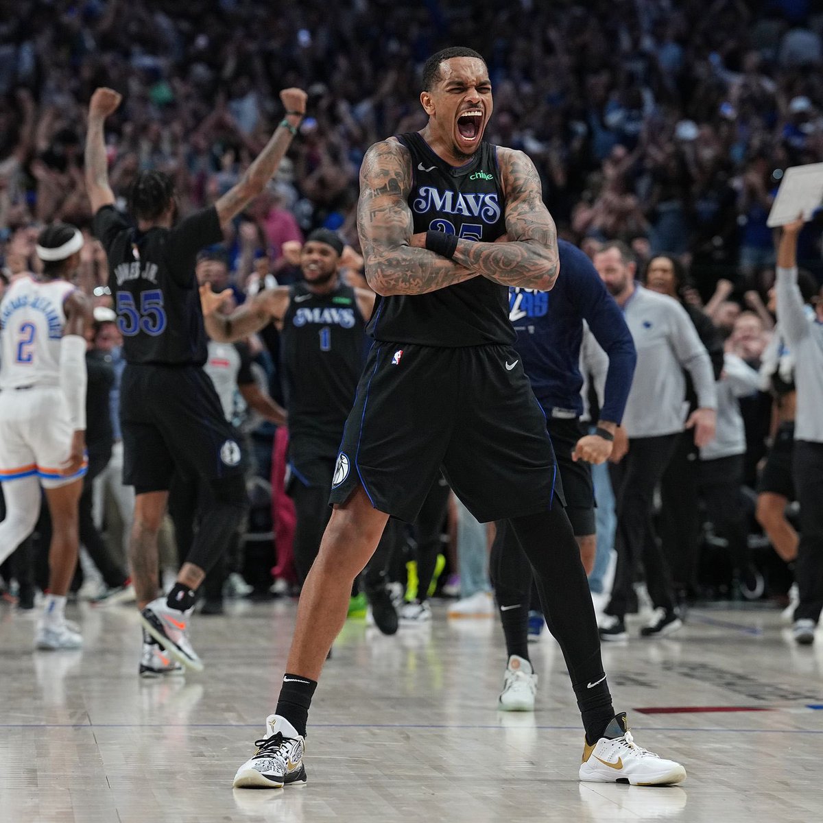 NationMffl's tweet photo. The Oklahoma City Thunder could only win the NBA Finals when they didn’t have to go through PJ Washington… https://t.co/p6ykLTOucy