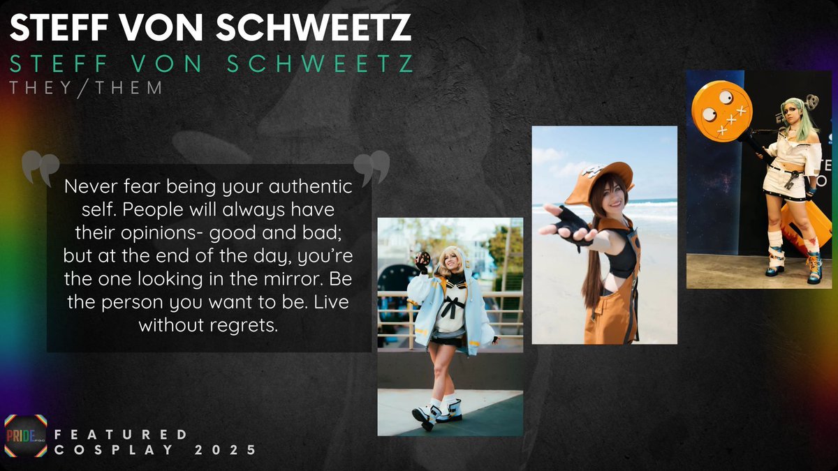 PRIDEfgc's tweet photo. We are pretty convinced that the real life A.B.A. decided to join our Cosplay Lineup this year. Give it up for @steffvontweetz at PRIDEfgc
#PRIDEfgc
🏳️🌈🏳️🌈🏳️🌈🏳️🌈🏳️🌈🏳️🌈🏳️🌈🏳️🌈 https://t.co/ltnB8UPpOa