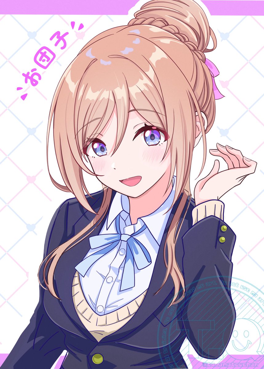 ヘアアレンジ妄想の莉波お姉さん①🩷🍡
#学マスFA #姫崎莉波