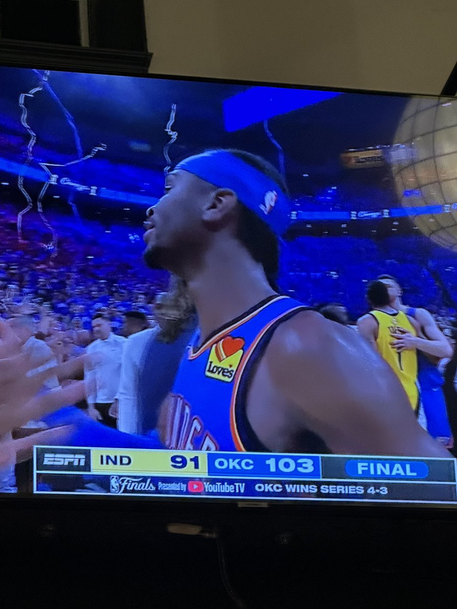 Congrats to the <a href="/okcthunder/">OKC THUNDER</a> ⚡️🥹 so happy right now #nbachampions #thunderup #MVP