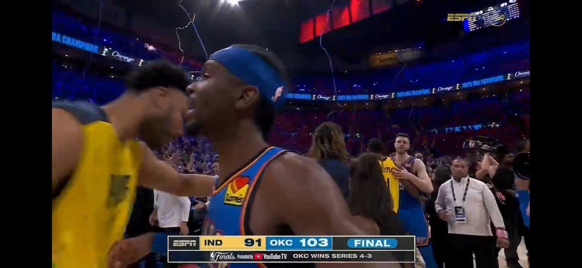 RealoneJonathan's tweet photo. Let’s goooo the pacers devil magic finally ran out, Shout out OKC https://t.co/EOCh0ayDJk