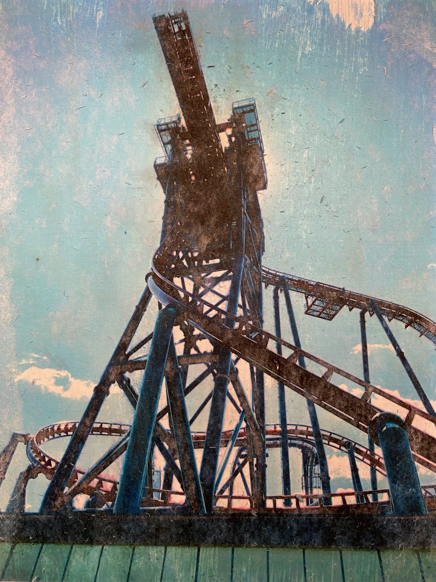 bridget d. ginley (@bridgetdginley) on Twitter photo Trying to make art in trying times. My new print of Siren’s Curse under construction <a href="/cedarpoint/">Cedar Point</a> - Trying to make art in trying times. My new print of Siren’s Curse under construction <a href="/cedarpoint/">Cedar Point</a> -