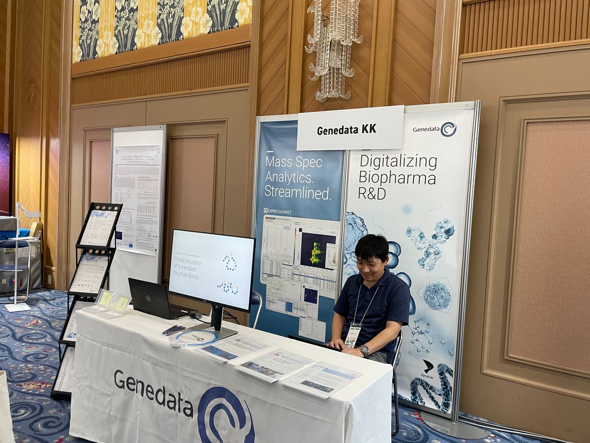 GenedataJapan's tweet photo. #AOMSC2025 開催中!
この機会にぜひ弊社展示へお立ち寄りください。
✅ブース【 #B01 】
✅ポスター【 #P1 】核酸医薬品の質量分析によるインタクトマッピングのための自動化された候補創出ワークフロー
詳細はこちら:https://t.co/tkkd8CzHlx
#GenedataExpressionist #研究開発のデジタル化 #DX https://t.co/lKKdamTZqc