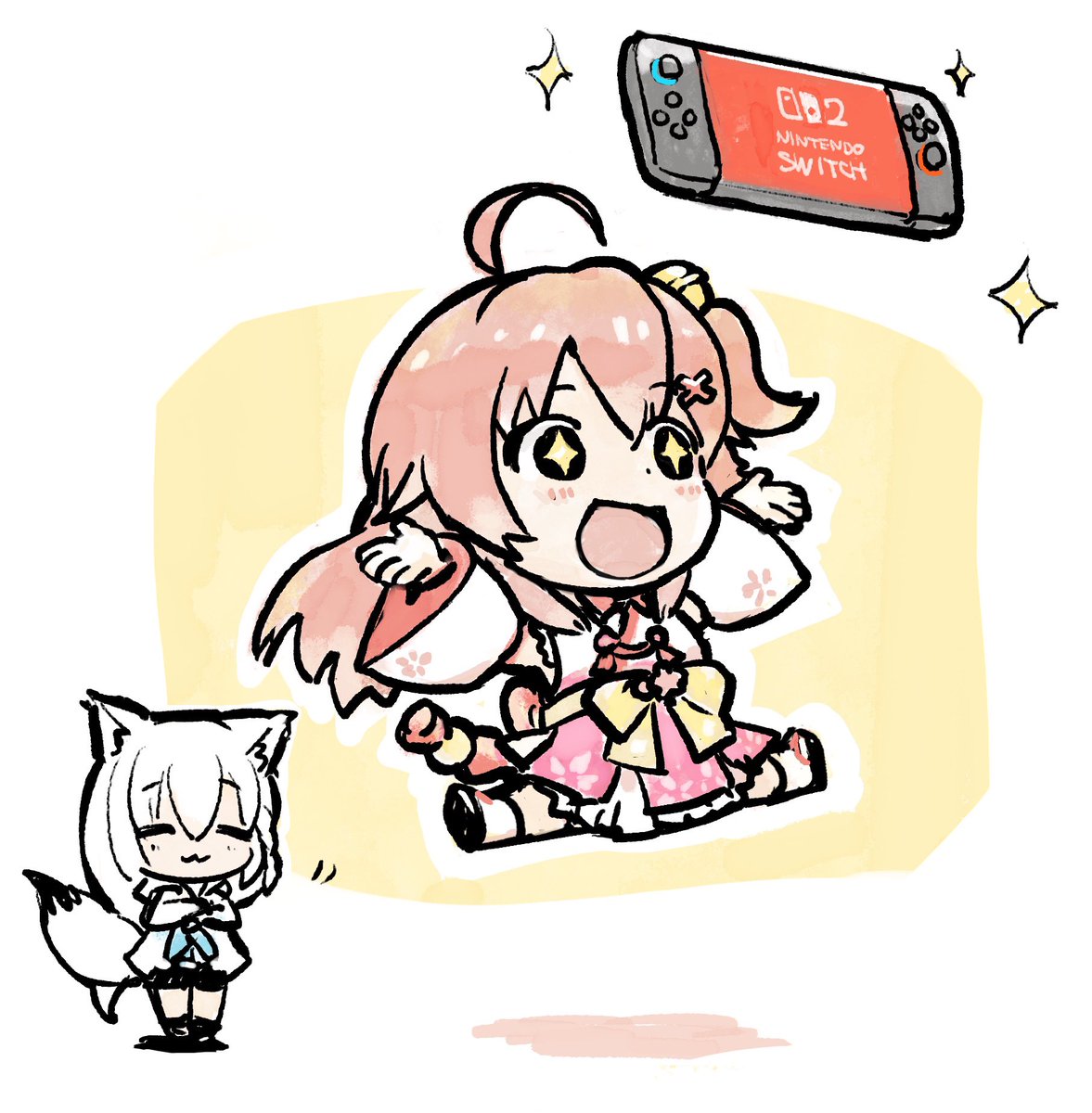 gun_pom's tweet image. みこち おめでとう✨
#miko_Art #絵フブキ