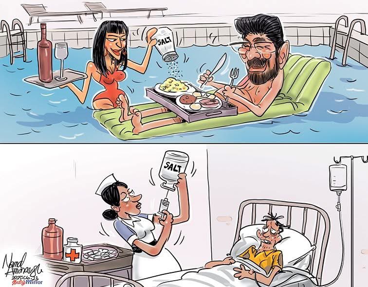 cartoonlka's tweet photo. Cartoon by @NamalAmarasing
#lka #SriLanka #KeheliyaRambukwella #RambukwellaFamily #CorruptionLK https://t.co/gowF92QYFW