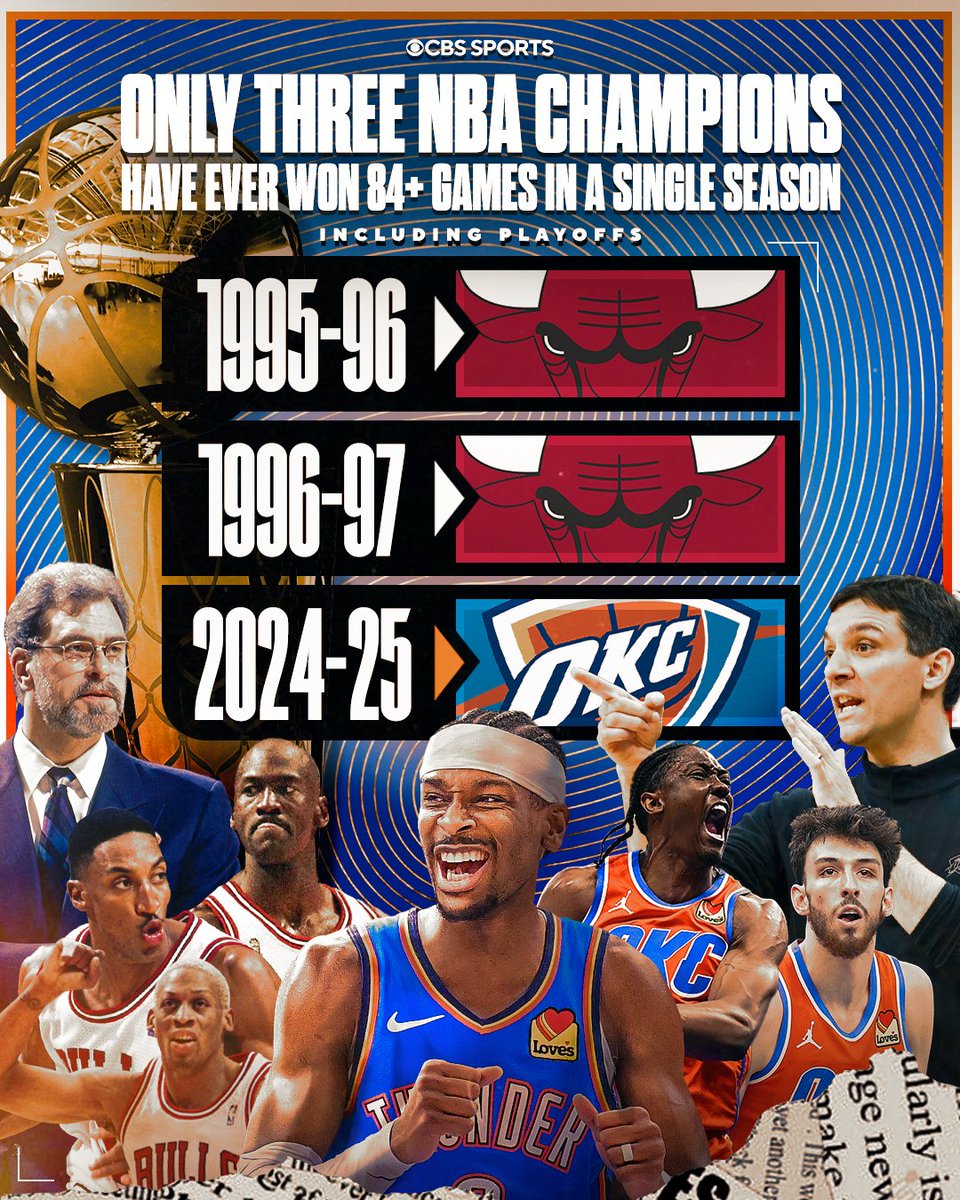 OKC joins the Bulls dynasty 🔥