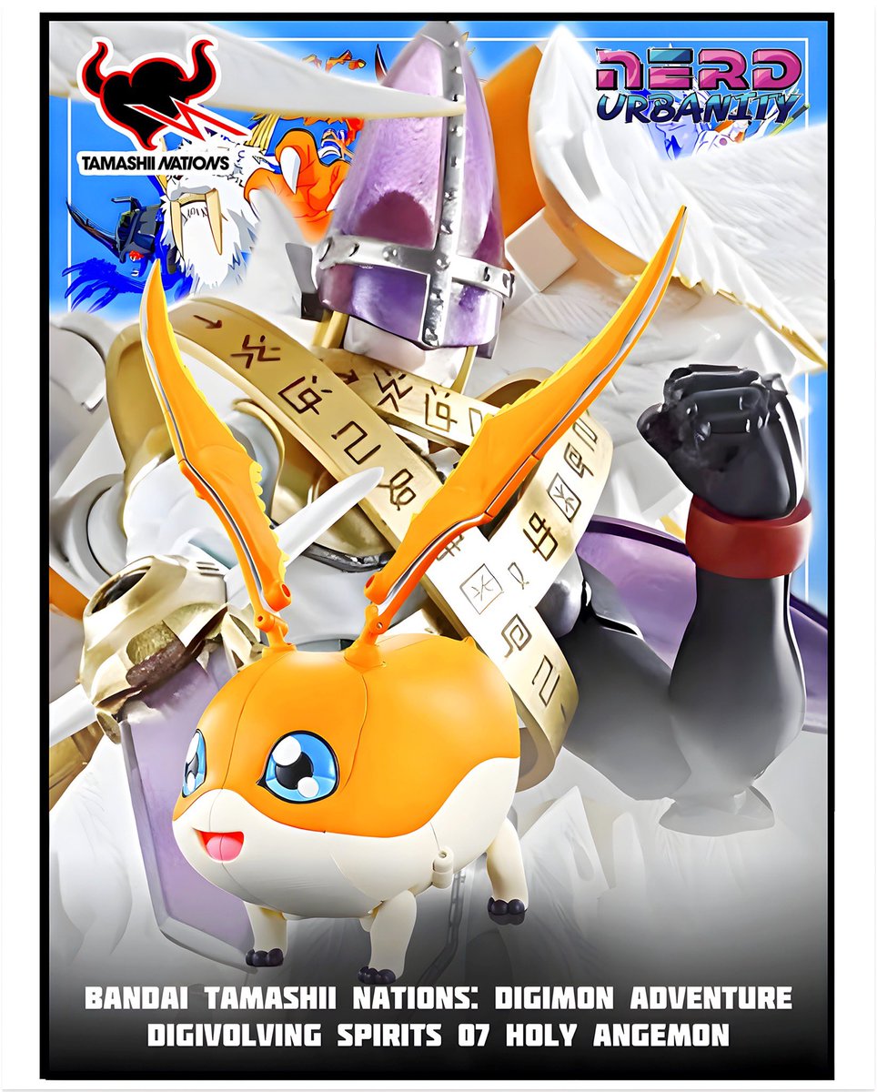 Nerdy_U's tweet image. NerdUrbanity.Com
DIGIVOLVE TO..! Rare Collectable Digivolving Spirits Figures Are In Stock Now! 

 #Bandai #Angemon #tamashiinations #digimonevolution  #actionfigure #actionfigüre #toys #anime #animefigure #toycollector #garurumon #digimon