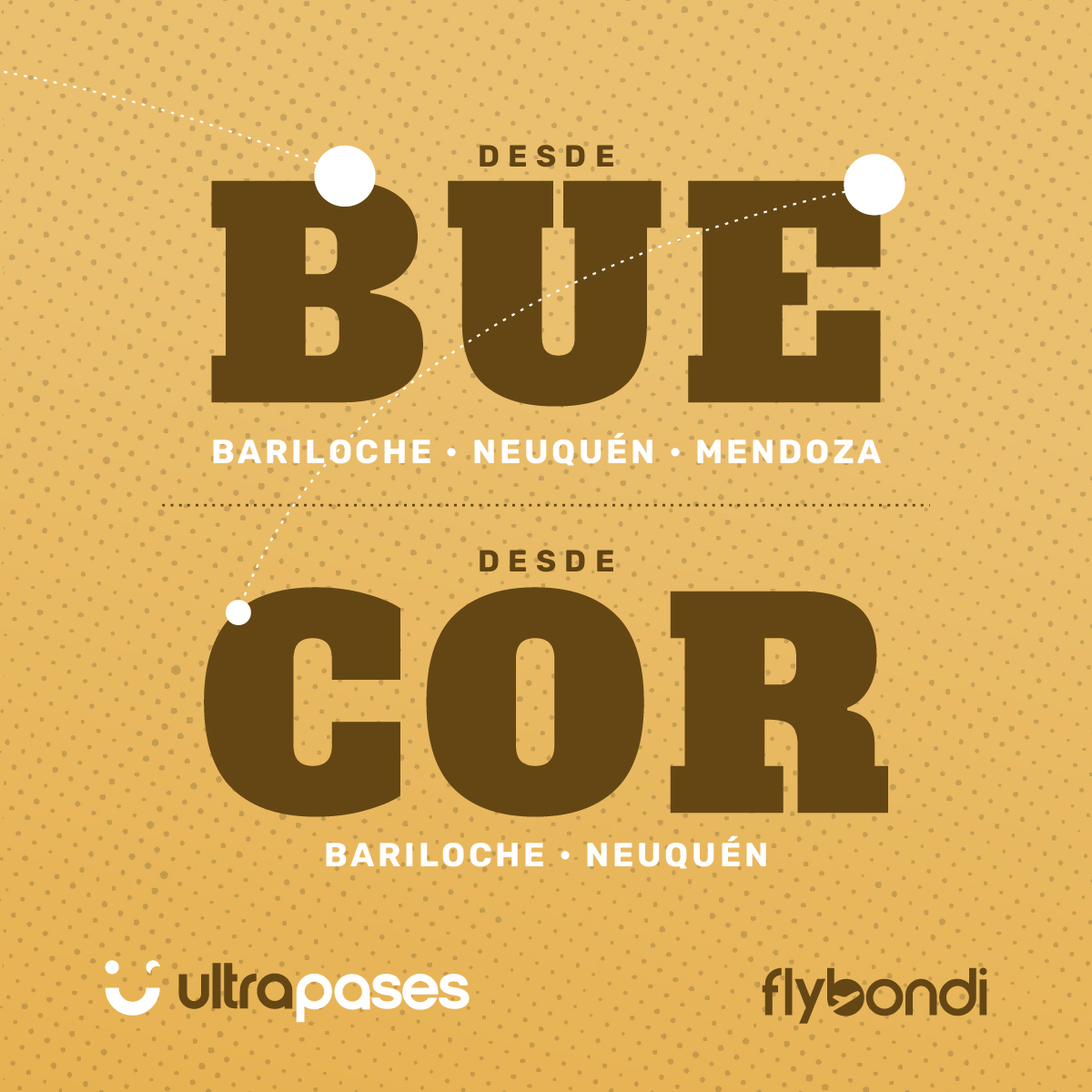 flybondioficial's tweet photo. Este invierno no te quedes en casa ❄️

Llegó el UltraPase Bajo Cero para que viajes más #UltraLowCost que nunca ✈️

Hacé click acá👉🏻 https://t.co/CLfjX10nYp y disfrutá del invierno 💛

#Flybondi #UltraPase https://t.co/7Z383aWjs6