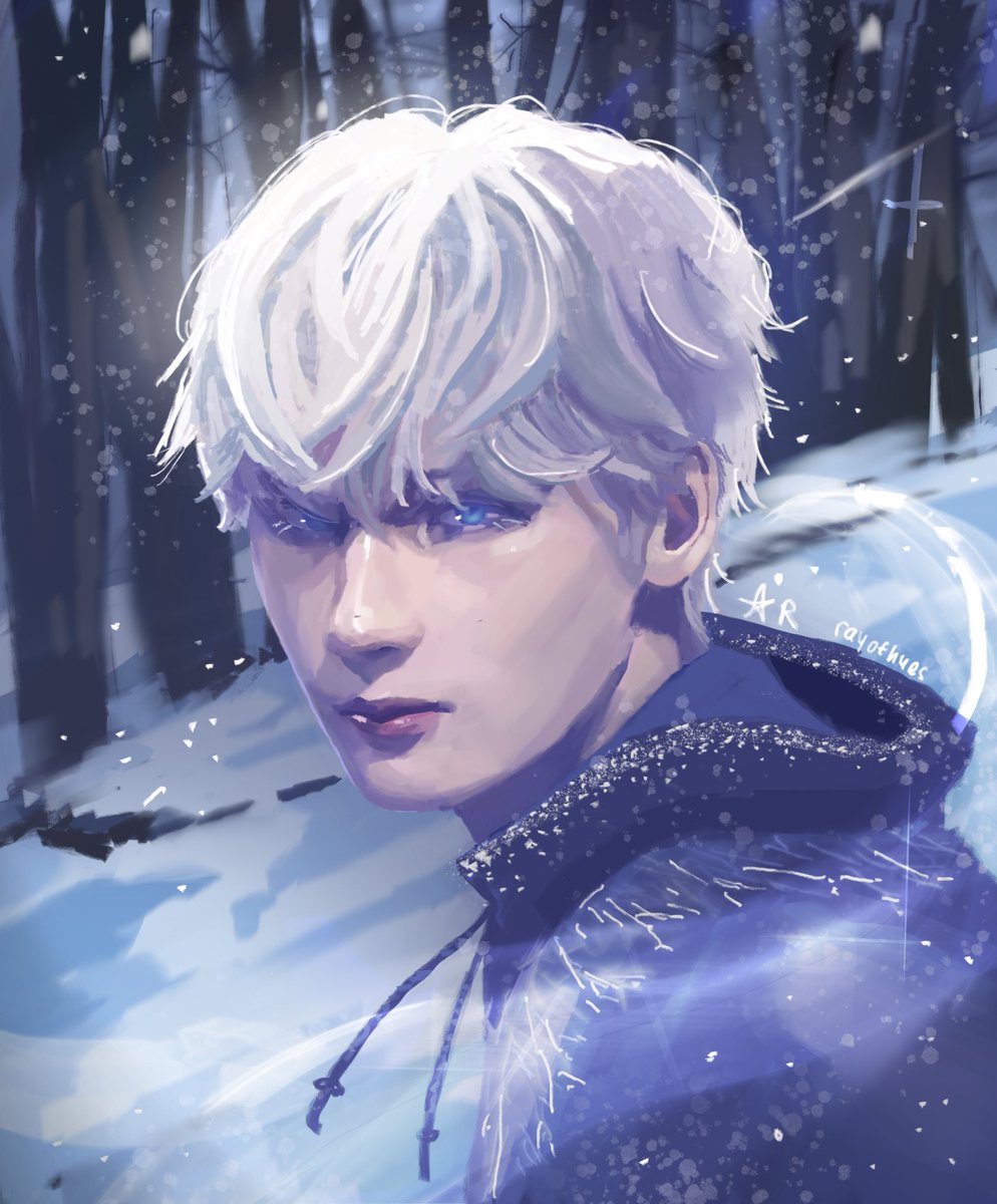 rayofhues's tweet photo. Hueningkai as jack frost….this man has actually ruined me i can’t handle his white hair. I was gonna rest but this man made me pick up my pen immediately

#투모로우바이투게더 #TOMORROW_X_TOGETHER #TXT 
#HUENINGKAI #휴닝카이 #ヒュニンカイ #TXTfanart #KAI https://t.co/vEdNDlDI8Y