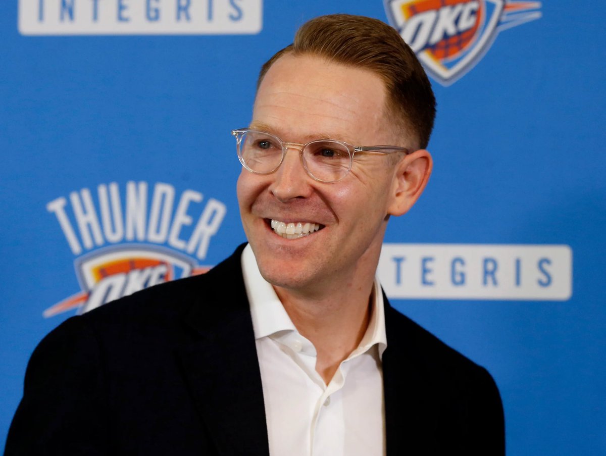 Be Sam Presti: 

&gt;&gt; Join San Antonio Spurs as video intern at 22 (2000)

&gt;&gt; Front office prodigy and go Seattle/OKC Thunder as GM at 29 (2007) 

&gt;&gt; All-time draft run: KD (2007), Russ (2008), Ibaka (2008), Harden (2009)

&gt;&gt; Build 2nd youngest Finals team ever (2012)

&gt;&gt; Ownership