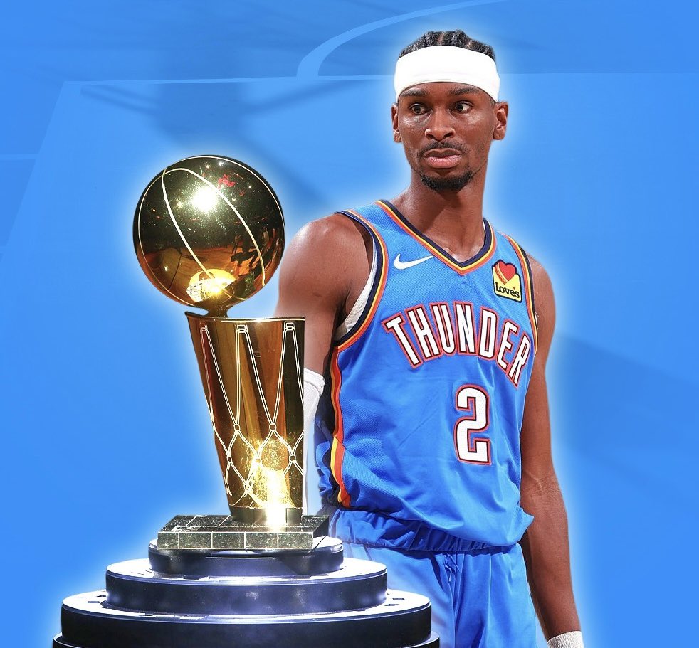 Not a bad season for SGA 👀

The first ever:

🏆 REG SEASON MVP
🏆 CONF FINALS MVP
🏆 NBA CHAMP
🏆 FINALS MVP