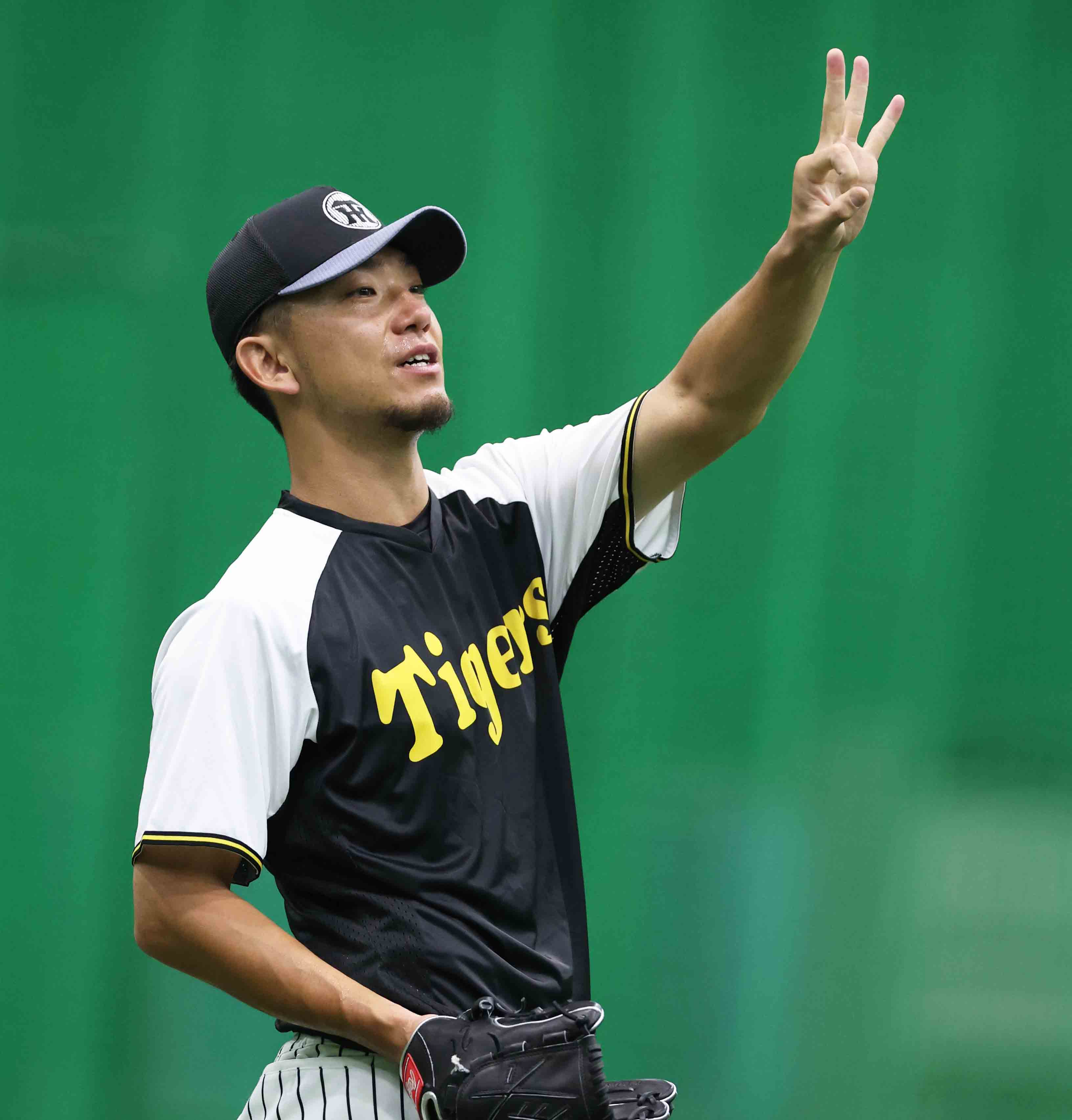 伊藤将司 27 ユニフォーム Lサイズ ストライプ