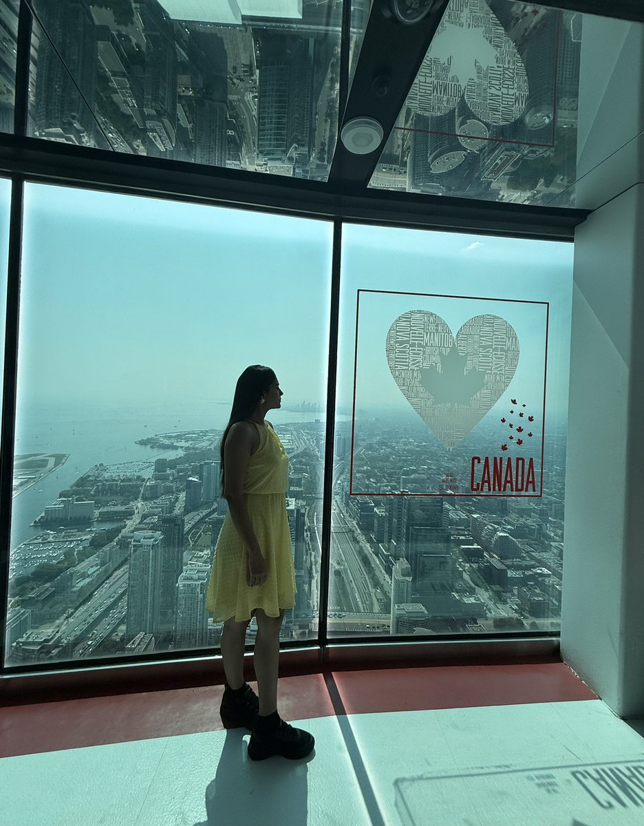 A Stunning summer in Toronto 🇨🇦❤️ The majestic and spectacular CN tower standing tall and adding a charm👌🏼Experience the full sweep of the cityscape of Toronto✨

#Toronto #TorontoLife #Summer #CNTower #Canada #Diljott