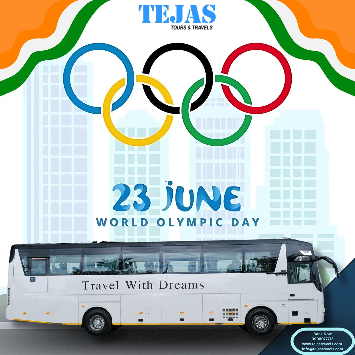 Tejas_Travels's tweet photo. Chasing dreams, just like Olympians! 🌍🔥
This World Olympic Day, travel with passion. https://t.co/iBNJneeRxF