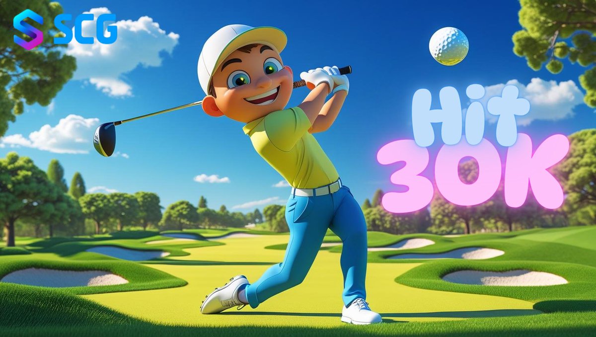 A perfect drive — straight to 30K followers!” 🏌️‍♂️