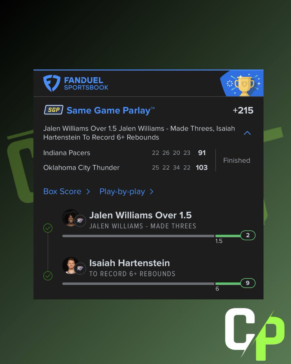 CrucialPicksLLC's tweet photo. LFGGGGGGG

WE ENDED THE SEASON THE WAY WE STARTED IT.

🎯 CrucialPicksGem of the Day – CASHED ✅
🎯 CrucialPicksGemPlay – CASHED✅
💰 All FREE from the mic to the slip.

Isaiah Hartenstein crushed the boards and cashed before halftime.

JDub came through and got the job done, CASHING OUR GEM OF THE DAY AND THE GEMPLAY!

This is not just a win, it’s a full-circle moment.
We started the podcast cashing both our CrucialPicksGem of the Day and GemPlay
We ended the entire NBA season cashing both.

I LOVE TO SEE IT.
I LOVE TO HEAR IT.

CASHHHHHH!

🎧 Tune in to The Cru Pod & CruTalk
👕 Grab the tee
🔗 Link in bio
Join the Cru!

#CrucialPicks #TheCruPod #JoinTheCru #BuiltDifferent #CrucialGems #DailyGems #Gems #GemPlay #FreePlays #NBA #NBAPlayoffs #NBATwitter #NBAProps #NBAGems #Sports #BettingTips #GameDay
