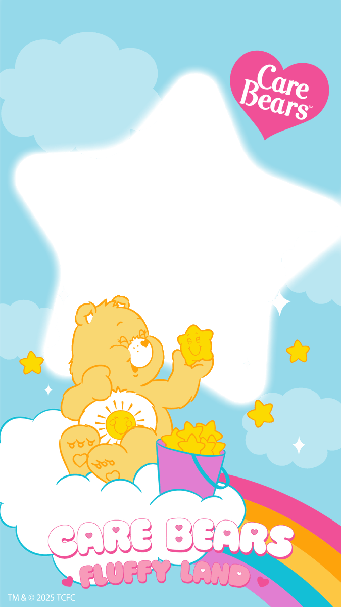carebears_jp's tweet photo. 📸✨
【ケアベア™ フォトフレーム 第4弾🎉配布スタート】
🎉50リポストありがとう！

今回はグランピーベア™とファンシャインベア™のフレームが登場🌧️🌠
ちょっぴり不機嫌？なグランピーベアとニコニコ笑顔ファンシャインベアと素敵な写真を撮ってね📷

画像を保存して、スマホで楽しく撮影しよう🧸💙

🎀ポップアップに行けない方も大歓迎！
#推しケアベア と一緒に、あなたの「ケアベア愛」を投稿してね！

🔓ラストフレーム（全員集合🎊）はこの投稿が60リポストで公開！

#ケアベア #CareBears #ケアベアストア 
#ケアベアフレーム #推し活  #ケアベア好きさんと繋がりたい
#CareBearspopup #おうちでケアベア #ケアベア集合楽しみ
@carebears