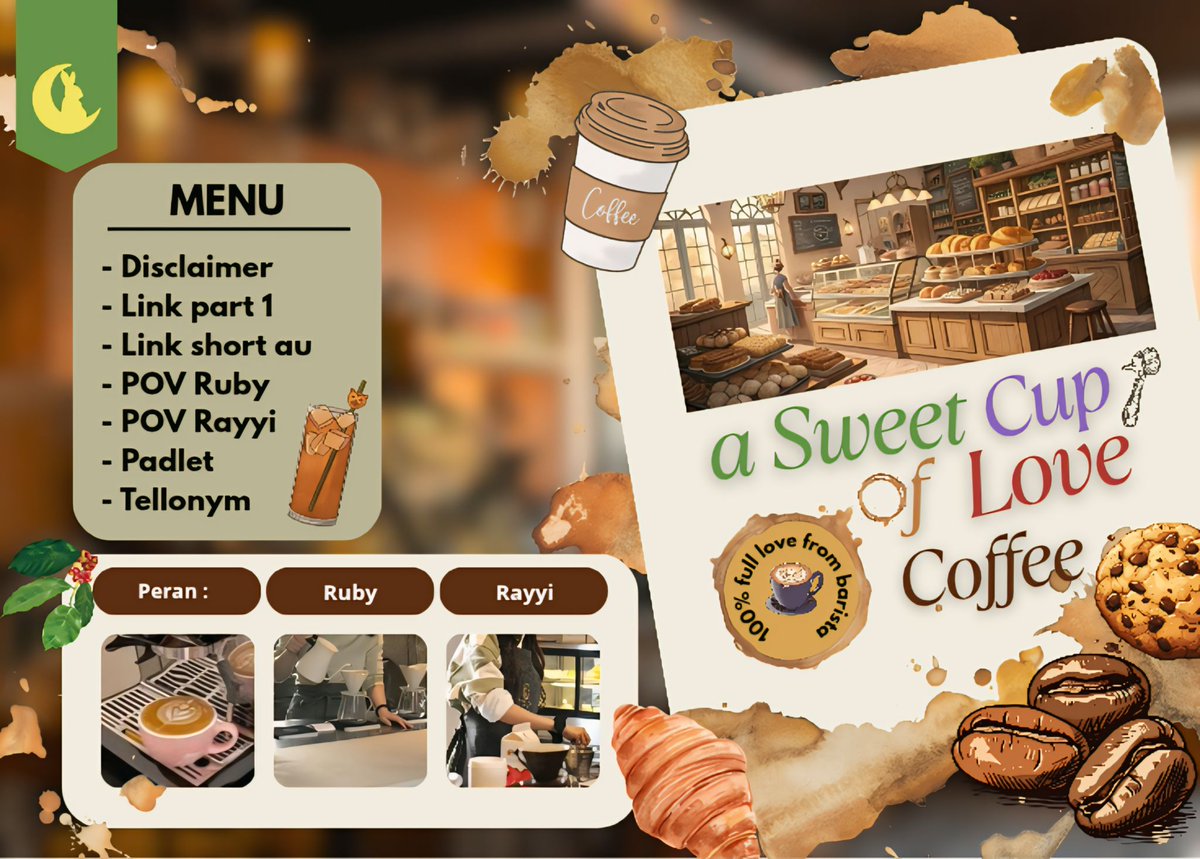 bulbul_kelinci's tweet photo. ; a Sweet Cup of Love Coffee

Ruby-Rayyi universe beomryu/bamiyu sweetie narative.
© BULBUL https://t.co/QkDV6tzBn0