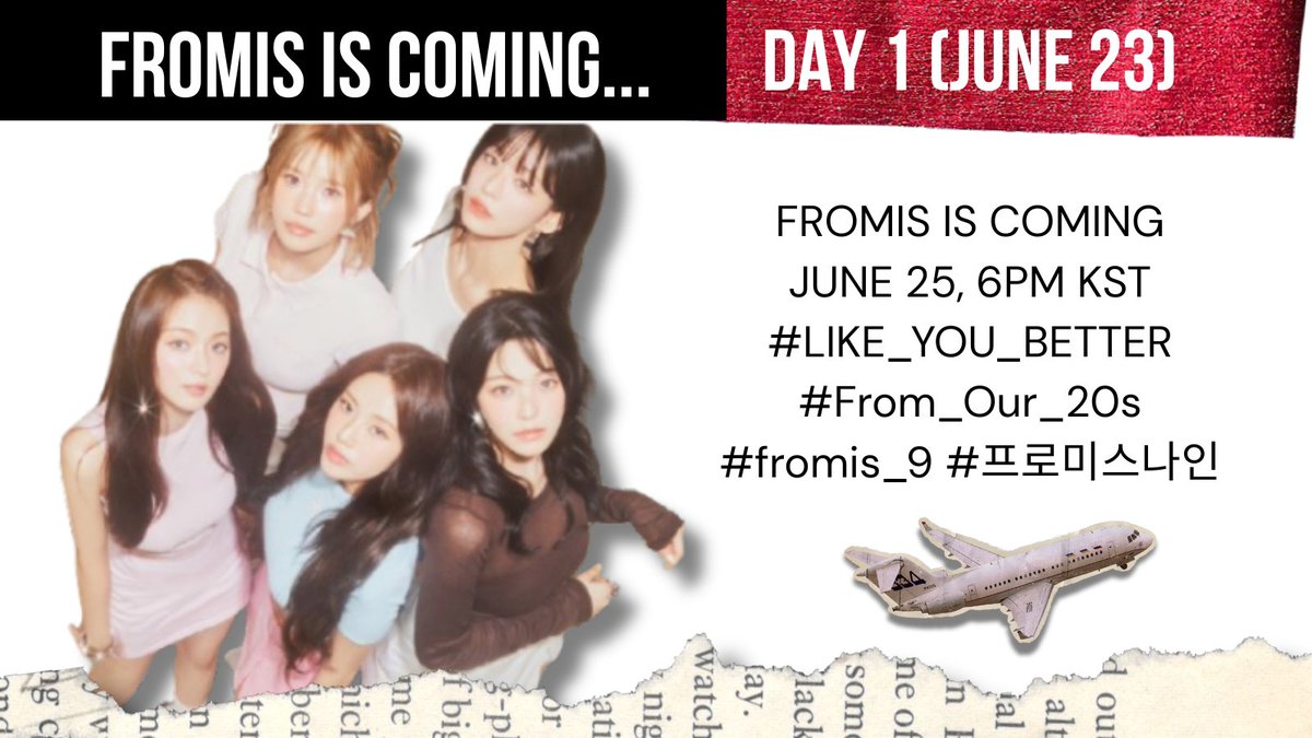 floverbase's tweet photo. We're now getting started!🥳

🧾Flover attendance check by dropping the tags below!

FROMIS IS COMING
JUNE 25, 6PM KST
#LIKE_YOU_BETTER
#From_Our_20s
#fromis_9 #프로미스나인 https://t.co/U0gYF4l8Vp